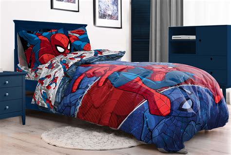 spider bedding set|spider-man bedding set full comforter.